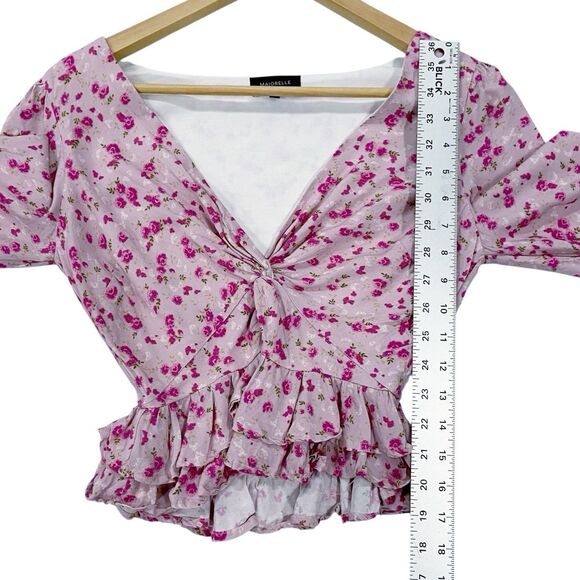Revolve Majorelle Chrissa Top in Mauve Ditsy XXS Pink Feminine Flirty Floral - Picture 11 of 12